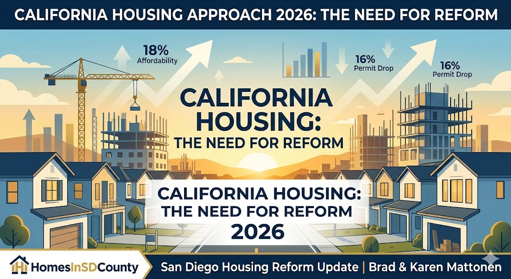 California Housing Approach 2026 update on affordability and supply reform in San Diego County